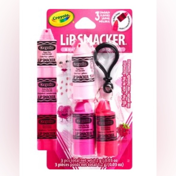 Lip Smacker Crayola Lip Balm 🖍️ 🐷 ♥️ 🍓 ☁️ - Picture 1 of 5